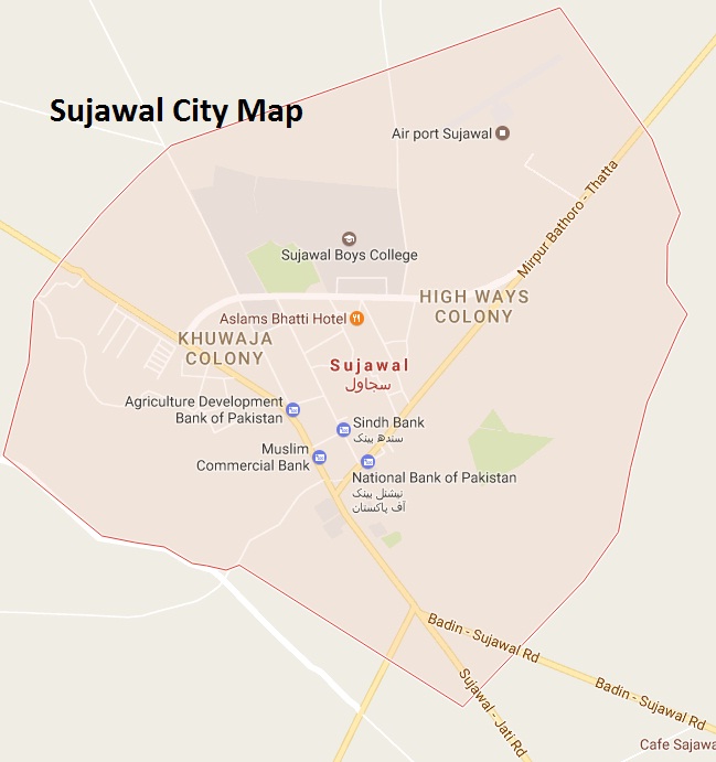 Sujawal City Map