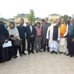 Hindu Pundit Channa Lal join JUI Group Photo with Maulana Fazal url Rehman
