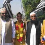 Journey on feet from Lakki Marwat to Azakhel reached Peshawar Haji Abdul Jalil and Qari Usman Welcome them