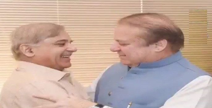 Nawaz Sharif and Shahbaz Sharif After Panama Case Decision Announcement