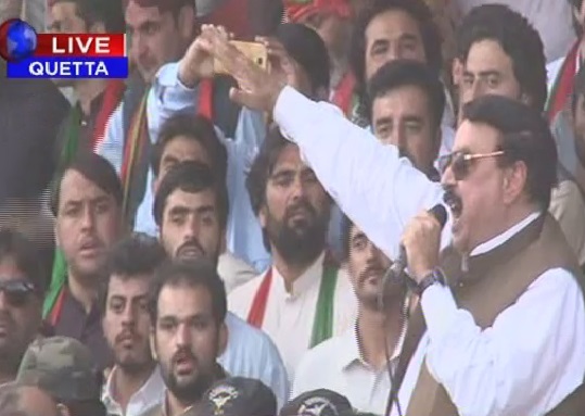 Sh Rasheed Ahmad Addressing in Quetta Ayub Stadium today 19-5-2017