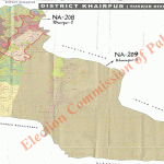 Khairpur National Assembly Seats Area Maps - New Halqa Bandi 2018 - NA-208, NA-209, NA-210