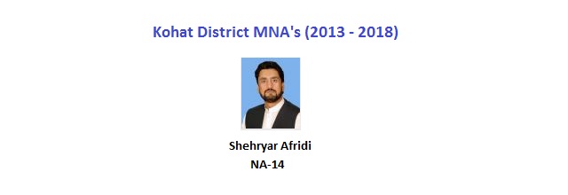 Kohat MNA Pics - Shehryar Afridi
