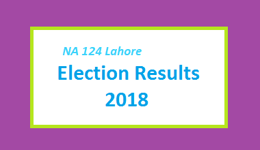 NA 124 Lahore Election Result 2018 - PMLN PTI PPP Candidate Votes Live Update