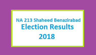 NA 213 Shaheed Benazirabad Election Result 2018 - PMLN PTI PPP Candidate Votes Live Update