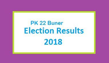 PK 22 Buner Election Result 2018 - PMLN PTI PPP Candidate Votes Live Update