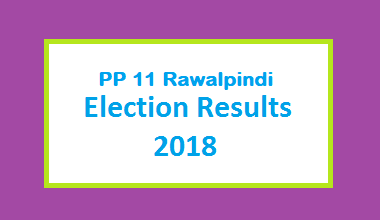 PP 11 Rawalpindi Election Result 2018 - PMLN PTI PPP Candidate Votes Live Update