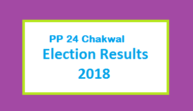 PP 24 Chakwal Election Result 2018 - PMLN PTI PPP Candidate Votes Live Update