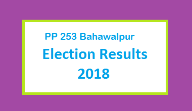 PP 253 Bahawalpur Election Result 2018 - PMLN PTI PPP Candidate Votes Live Update