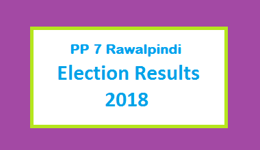 PP 7 Rawalpindi Election Result 2018 - PMLN PTI PPP Candidate Votes Live Update