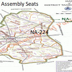 Tando Allah Yar National Assembly Seats Area Maps - New Halqa Bandi 2018 - NA-224