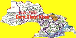 NA 192 Dera Ghazi Khan Area Location Map of National Assembly Halqa 2018.
