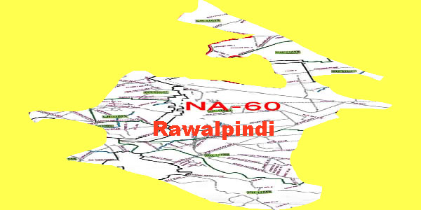 NA 60 Rawalpindi Area Location Map of National Assembly Halqa 2018.