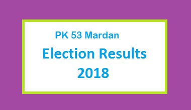 PK 53 Mardan Election Result 2018 - PMLN PTI PPP Candidate Votes Live Update