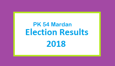 PK 54 Mardan Election Result 2018 - PMLN PTI PPP Candidate Votes Live Update