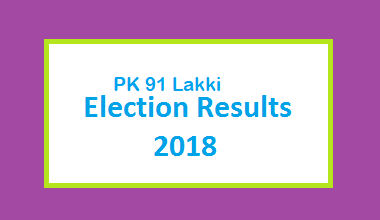 PK 91 Lakki Election Result 2018 - PMLN PTI PPP Candidate Votes Live Update