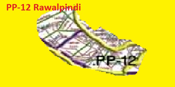 PP 12 Rawalpindi Area Map of Punjab Assembly Constituency (Halqa) 2018