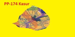 PP 174 Kasur Area Map of Punjab Assembly Constituency (Halqa) 2018