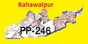 PP 246 Bahawalpur City Area Map of Punjab Assembly Constituency (Halqa) 2018
