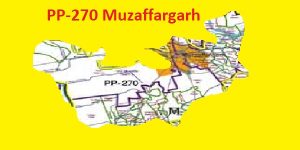 PP 270 Muzaffargarh Area Map of Punjab Assembly Halqa 2018.