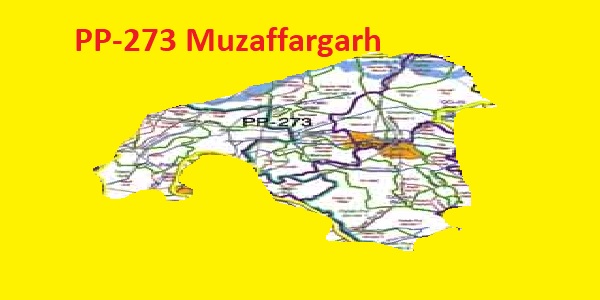 PP 273 Muzaffargarh Area Map of Punjab Assembly Halqa 2018.
