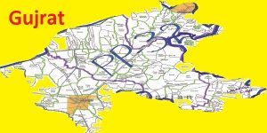 PP 32 Gujrat Area Map of Punjab Assembly Halqa 2018
