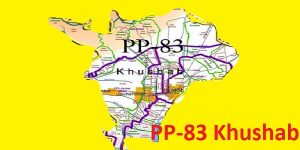 PP 83 Khushab Area Map of Punjab Assembly Constituency (Halqa) 2018.