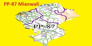 PP 87 Mianwali Area Map of Punjab Assembly Constituency (Halqa) 2018