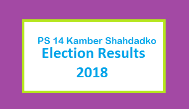 PS 14 Kamber Shahdadko Election Result 2018 - PMLN PTI PPP Candidate Votes Live Update
