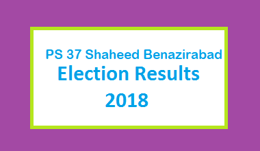 PS 37 Shaheed Benazirabad Election Result 2018 - PMLN PTI PPP Candidate Votes Live Update