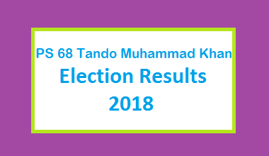 PS 68 Tando Muhammad Khan Election Result 2018 - PMLN PTI PPP Candidate Votes Live Update