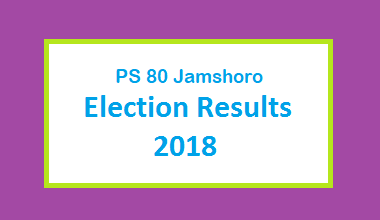 PS 80 Jamshoro Election Result 2018 - PMLN PTI PPP Candidate Votes Live Update