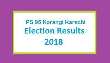 PS 95 Korangi Karachi Election Result 2018 - PMLN PTI PPP Candidate Votes Live Update