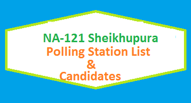 NA 121 Shaikhupura Polling Station Names and List of Candidates for Election 2018