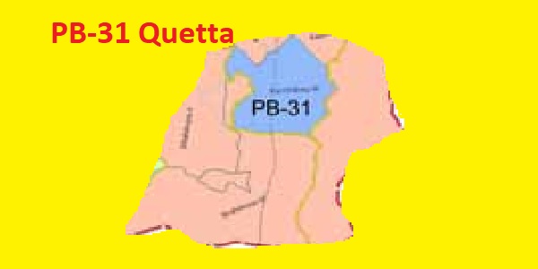PB 31 Quetta Area Location Map of Balochistan Assembly Halqa 2018