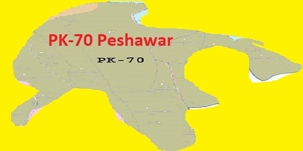 PK 70 Peshawar Area Location Map of KPK Assembly Halqa 2018