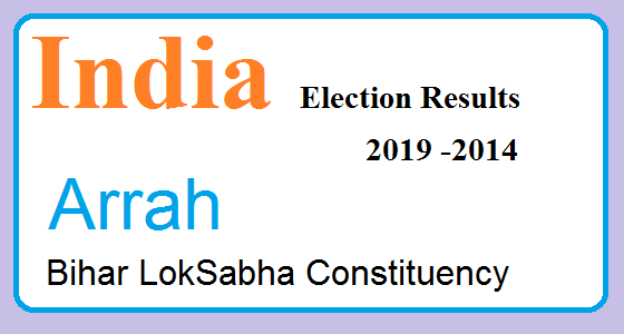 Arrah Bihar Election Result 2019-2014 India Lok Sabha Election Map