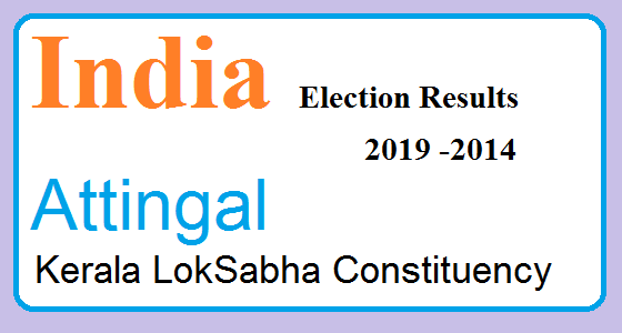 Attingal Kerala Election Result 2019-2014 India Lok Sabha Election Map
