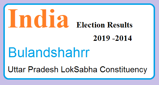 Bulandshahrr Uttar Pradesh Election Result 2019-2014 India Lok Sabha Election Map