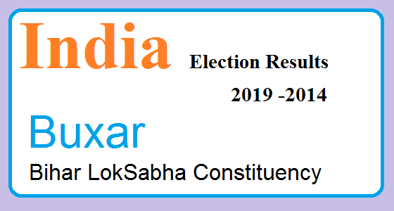 Buxar Bihar Constituency Indian Election Result Lok Sabha Assembly 2019 2014 1 Buxar Bihar Election Result 2019-2014 India Lok Sabha Election Map