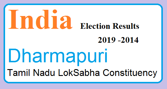 Dharmapuri Tamil Nadu Constituency Indian Election Result Lok Sabha Assembly 2019 2014 1 Dharmapuri Tamil Nadu Election Result 2019-2014 India Lok Sabha Election Map