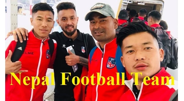 Napal Football Team before Leaving for Kuwait for Friendly International Soccer Match 21-3-2019-min