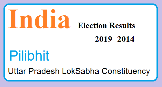 Pilibhit Uttar Pradesh Constituency Indian Election Result Lok Sabha Assembly 2019 2014 1 Pilibhit Uttar Pradesh Election Result 2019-2014 India Lok Sabha Election Map
