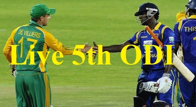 Sri Lanka Tour of South Africa Live OSI 5th Match LIve Streaming SL Vs SA GTV Live TV Super Sports-min