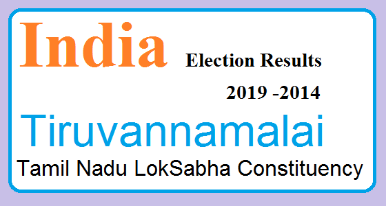 Tiruvannamalai Tamil Nadu Election Result 2019-2014 India Lok Sabha Election Map