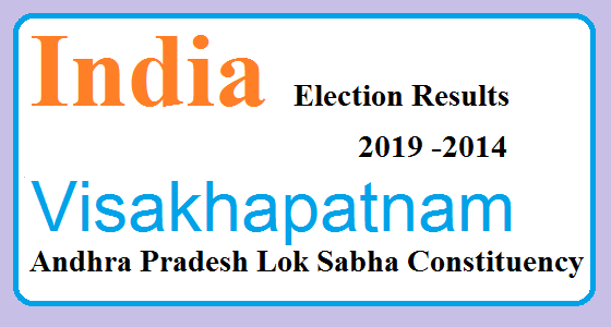 Visakhapatnam Andhra Pradesh Constituency Indian Election Result Lok Sabha 2019 2014 1 Visakhapatnam Andhra Pradesh Election Result 2019-2014 India Lok Sabha Election Map