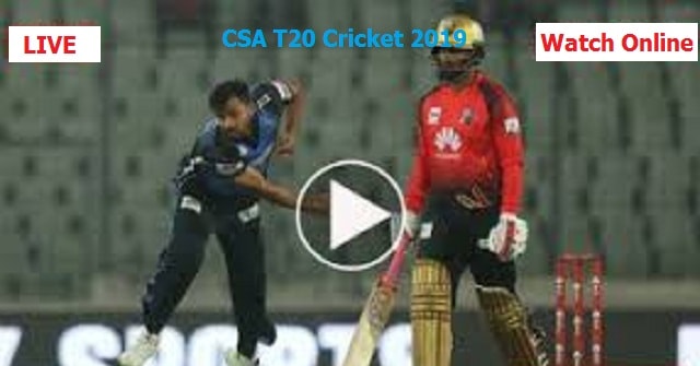 Titans vs Warriors Live Streaming South African CSA T20 Challenge Cricket 2019 TV Supersport, Sony Six, Sky Sports Live