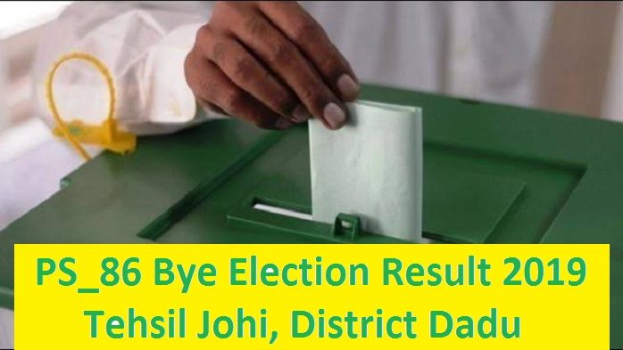 cropped PS 86 By Election Result 2019 Johi Dadu District Today Live Update