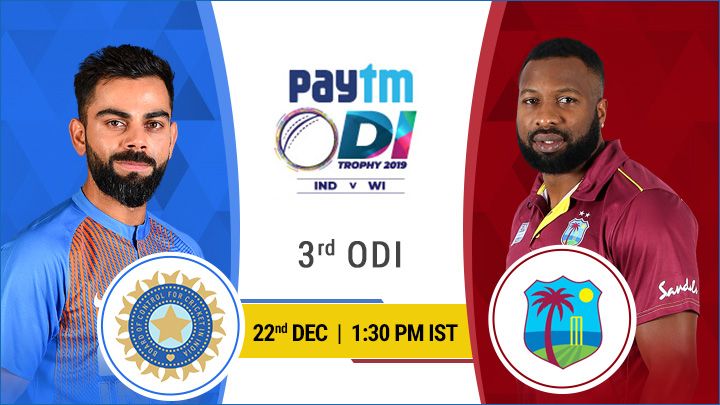 Ind Vs WI Live - 3rd ODI Cricket Match - Watch Live Streaming Star Sports, DD Sports - India Vs West Indies 2019 1 IND vs WI 3rd ODI Live 2019