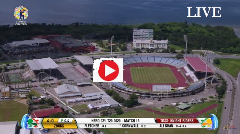Live CPL Cricket Saint Lucia Zouks v Trinbago Knight Riders Live Streaming Caribbean Premier League 2020 Star Sports Live